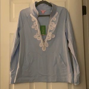 Lilly Pulitzer UPF 50+ Skipper Popover Boho Blue